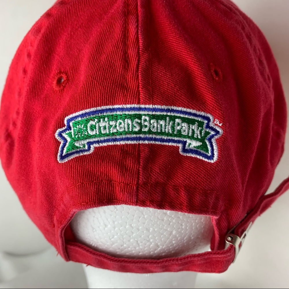 Phillies Red Embroidered “P” Baseball Hat Adjust - Picture 4 of 8